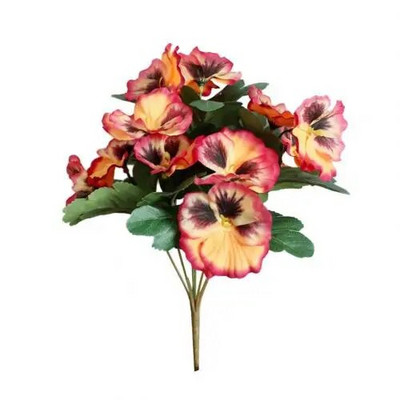 1 buc. panseluță cu flori artificiale grădină DIY scenă petrecere acasă nuntă artizanat decorare pânză nunți parcuri flori artificială panseluță