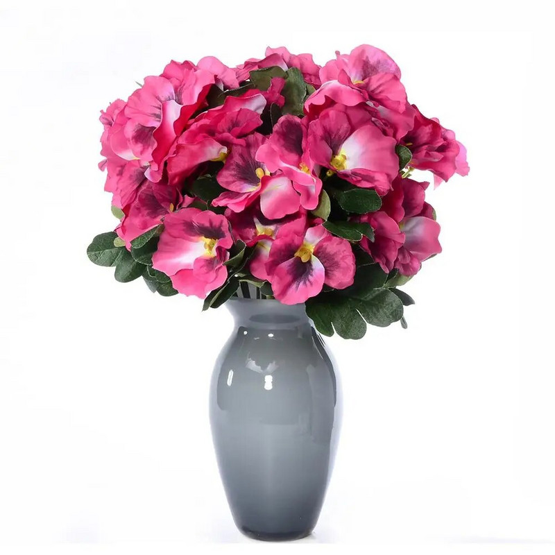 1 buc. panseluță cu flori artificiale grădină DIY scenă petrecere acasă nuntă artizanat decorare pânză nunți parcuri flori artificială panseluță