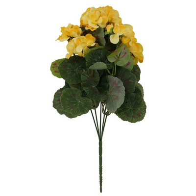Nou 1 buchet de flori artificiale geranium roșu roz plante flori artificiale decor acasă pentru petrecere acasă decorațiuni de nuntă de iarnă