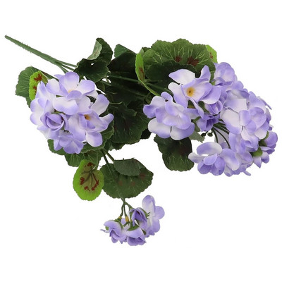Nou 1 buchet de flori artificiale geranium roșu roz plante flori artificiale decor acasă pentru petrecere acasă decorațiuni de nuntă de iarnă