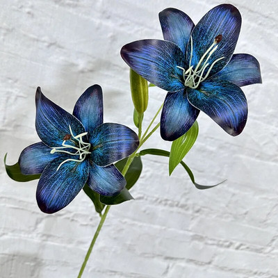 2 capete de crin floare artificială imprimare 3D nuntă aranjament floral accesorii toamnă acasă furnituri pentru decorarea camerei foto prop