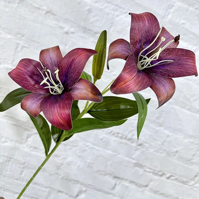 2 capete de crin floare artificială imprimare 3D nuntă aranjament floral accesorii toamnă acasă furnituri pentru decorarea camerei foto prop