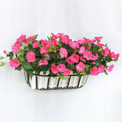 1 buc. Flori artificiale Simulare de glorie de dimineață falsă Petunia Decor pentru casă Plastic Durabil Vibrant Caneman Decor Case Magazin