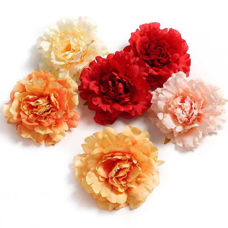14CM veľký umelý kvet pivonky vysoko kvalitnej hodvábnej ruže na svadobnú hostinu dekoráciu do domácnosti DIY veniec darček Clip Art kvet