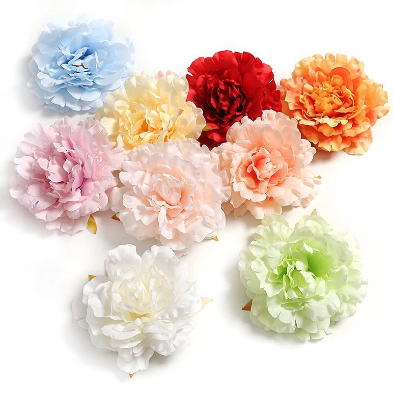 14CM veľký umelý kvet pivonky vysoko kvalitnej hodvábnej ruže na svadobnú hostinu dekoráciu do domácnosti DIY veniec darček Clip Art kvet