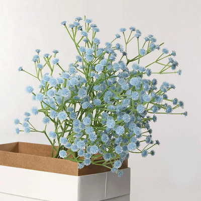 108pead 63cm imikute hingeõhk Kunstlilled Plastikust Gypsophila DIY lillekimbud käsitsi valmistatud pulmapeo kodukaunistamiseks