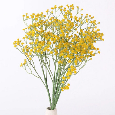 108pead 63cm imikute hingeõhk Kunstlilled Plastikust Gypsophila DIY lillekimbud käsitsi valmistatud pulmapeo kodukaunistamiseks