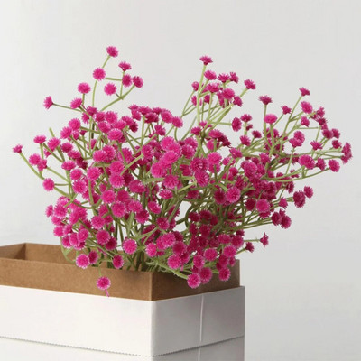 108pead 63cm imikute hingeõhk Kunstlilled Plastikust Gypsophila DIY lillekimbud käsitsi valmistatud pulmapeo kodukaunistamiseks
