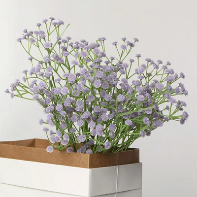 108pead 63cm imikute hingeõhk Kunstlilled Plastikust Gypsophila DIY lillekimbud käsitsi valmistatud pulmapeo kodukaunistamiseks