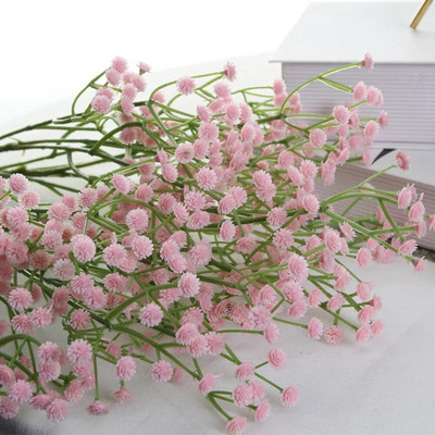 108pead 63cm imikute hingeõhk Kunstlilled Plastikust Gypsophila DIY lillekimbud käsitsi valmistatud pulmapeo kodukaunistamiseks