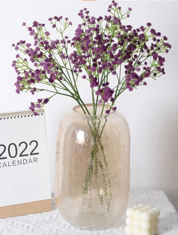 A Baby Breath művirágok hamis fehér virágok Az igazi tapintható gipszvirágok alkalmasak otthoni esküvői kert díszítésére