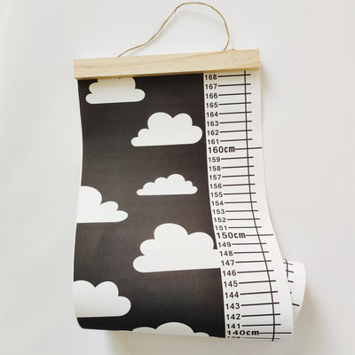 Χάρακας ύψους Nordic Children Κρεμαστός πίνακας ανάπτυξης καμβά για αγόρι Παιδικό δωμάτιο Διακόσμηση τοίχου Διακοσμητικά γραφήματα ανάπτυξης Χάρακας ύψους