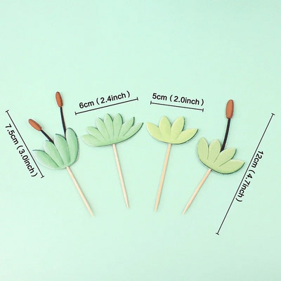 Cake Topper Pastoral Farm Life Lovely Small Vegetable Corn Carrot Mushroom Tree Kids Birthday Happy Party Διακόσμηση τούρτας