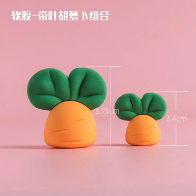Cake Topper Pastoral Farm Life Lovely Small Vegetable Corn Carrot Mushroom Tree Kids Birthday Happy Party Διακόσμηση τούρτας