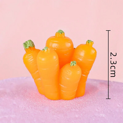 Cake Topper Pastoral Farm Life Lovely Small Vegetable Corn Carrot Mushroom Tree Kids Birthday Happy Party Διακόσμηση τούρτας
