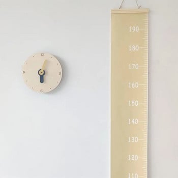 Nordic Kids Hanging Growth Chart Αφαιρούμενος μονόχρωμος Παιδικός χάρακας μέτρησης ύψους για διακόσμηση τοίχου παιδικού δωματίου σαλονιού