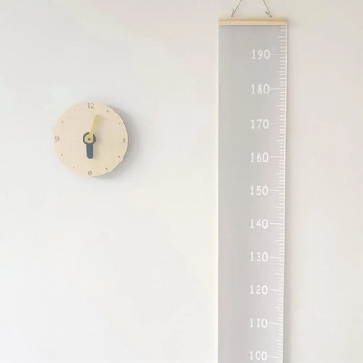 Nordic Kids Hanging Growth Chart Αφαιρούμενος μονόχρωμος Παιδικός χάρακας μέτρησης ύψους για διακόσμηση τοίχου παιδικού δωματίου σαλονιού