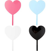 Skaidrus apvalus „pasidaryk pats“ gimtadienio torto užpilas, akrilas, rožinis, juodas, širdelės vestuvinis tortas, skirtas vaikų gimtadienio tortų dekoravimui