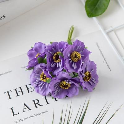 60Gb Zīda ķiršu Ziemassvētku rotājumi Mājas Stamen Mini Pušķis Kāzu Diy Garland Mākslīgie Ziedi Scrapbooking Amatniecībai