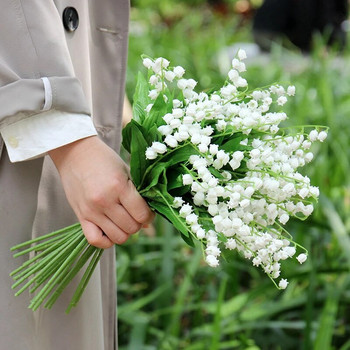 Αξεσουάρ Nordic Wedding Bouquet Simulated Lily Of The Valley Plastic Simulated Flower Σπίτι Σαλόνι Διακόσμηση κρεβατοκάμαρας