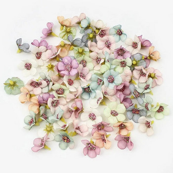 για DIY Κεφαλή στεφάνι Στολισμός Γάμου Σπίτι Τεχνητά λουλούδια Flower Heads Mini Silk Flowers Daisy Flower
