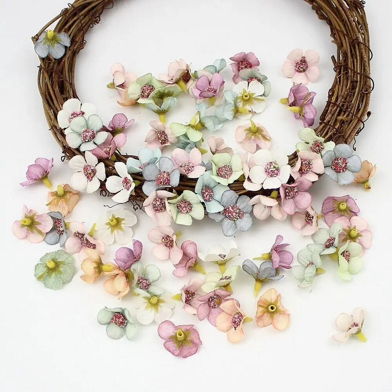 „Pasidaryk pats“ vainikas galvos apdangalas Vestuvių dekoravimui Namai Dirbtinės gėlės Gėlių galvutės Mini šilko gėlės Daisy Flower