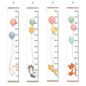 Таблица на височината на растежа Правило за окачване Стенен декор за детска стая Подвижен измервателен метър Габарит Детски скандинавски интериорни аксесоари