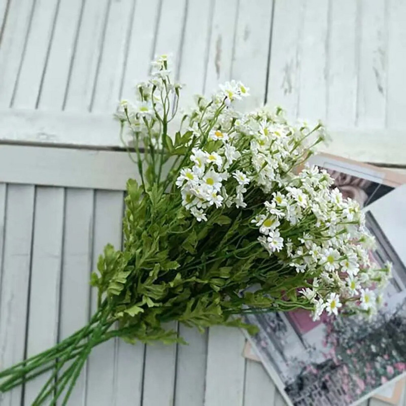 Irodai Asztalparti Otthon Virág Kiegészítők Hamis virágok Százszorszép virágok Esküvői dekoráció Kerti kézművesség Művirágok