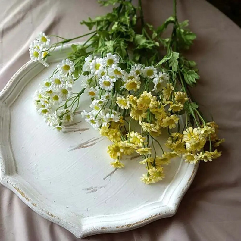 Irodai Asztalparti Otthon Virág Kiegészítők Hamis virágok Százszorszép virágok Esküvői dekoráció Kerti kézművesség Művirágok