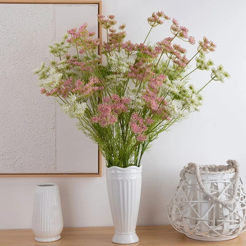 40 galvų Salierai Simuliacija Netikros gėlės Dirbtinės gėlės kiaulpienės Erškėtis Gėlės Vestuvės Valentino dienos namų dekoravimas