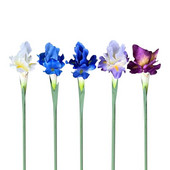YOMDID Iris Artificial Fake Silk Flowers Branch Spring Wedding Decoration Home Flores Silk Fake Flower Party Supplies