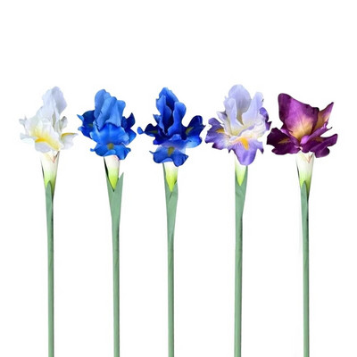 YOMDID Iris Artificial Fake Silk Flowers Branch Spring Wedding Decoration Home Flores Silk Fake Flower Party Supplies