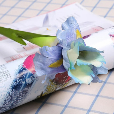 YOMDID Iris Artificial Fake Silk Flowers Branch Spring Wedding Decoration Home Flores Silk Fake Flower Party Supplies