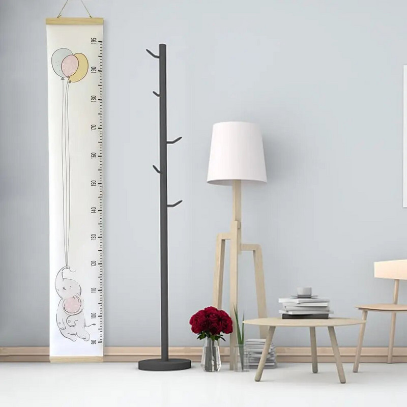 Šiaurės šalių stiliaus aukščio lentelės Audiniai kūdikio ūgio liniuotė Dekoratyvinė daugkartinio naudojimo dekoratyvinė rekvizitai kūdikio augimo liniuotė