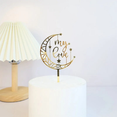 Heart Love You Topper acrilic pentru tort pentru ziua Îndrăgostiților Decorarea torturilor Favoruri de petrecere Instrumente pentru decorarea torturilor Accesorii pentru copt