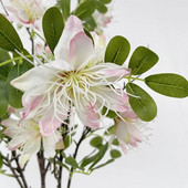 Flori Artificiale Plante Frumoase Zana Roz Clematis Casa Gradina Decoreaza