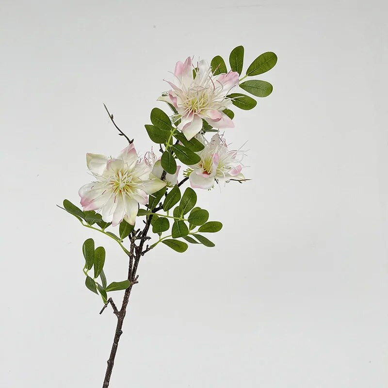 Flori Artificiale Plante Frumoase Zana Roz Clematis Casa Gradina Decoreaza