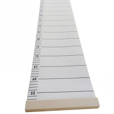 Nordijsko dječje ravnalo za visinu Viseća tabela rasta na platnu od borovine Zidni ukras za dječju sobu Ravnala za mjerenje visine