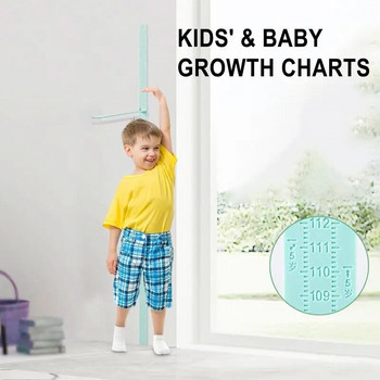 Диаграма на растежа на децата Измерване на линийка Висяща на стена височина на шублер Kid To Grow Домашни стикери за стена Инструмент за измерване на растеж