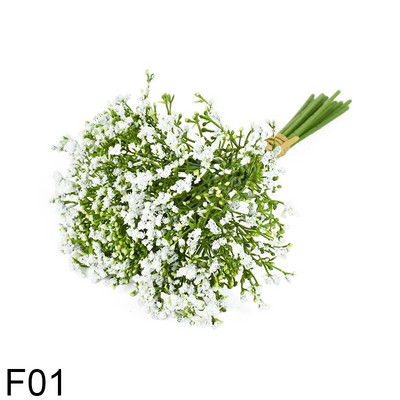 12 τμχ/μάτσο Baby Breath Τεχνητό λουλούδι 32cm DIY Platic Gypsophila Wedding Baby Shower Διακοσμητικό πάρτι γενεθλίων