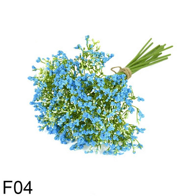 12 τμχ/μάτσο Baby Breath Τεχνητό λουλούδι 32cm DIY Platic Gypsophila Wedding Baby Shower Διακοσμητικό πάρτι γενεθλίων