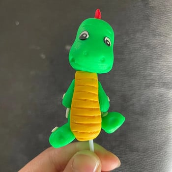 Dino Birthday Decorations Cake Topper with Dinosaur Leaves Trees Cake Decorative Theme Party Supplies T-rex Jurassic Decor