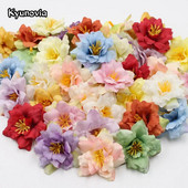 Dzīvīgas 10 gab. Mākslīgā zīda ziedu galviņas Materiāli kāzām Mājas dekors Ziedi Vainags Roku darbs Matadata DIY Aksesuāri KH09