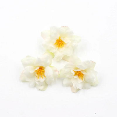 Dzīvīgas 10 gab. Mākslīgā zīda ziedu galviņas Materiāli kāzām Mājas dekors Ziedi Vainags Roku darbs Matadata DIY Aksesuāri KH09