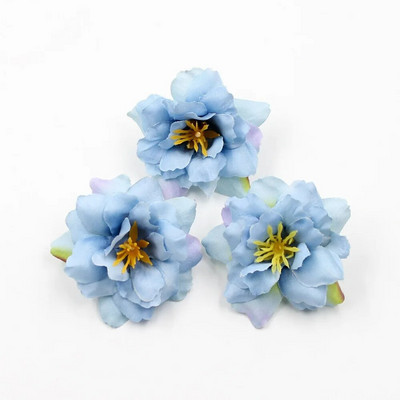 Dzīvīgas 10 gab. Mākslīgā zīda ziedu galviņas Materiāli kāzām Mājas dekors Ziedi Vainags Roku darbs Matadata DIY Aksesuāri KH09