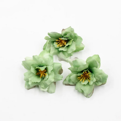 Dzīvīgas 10 gab. Mākslīgā zīda ziedu galviņas Materiāli kāzām Mājas dekors Ziedi Vainags Roku darbs Matadata DIY Aksesuāri KH09