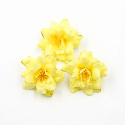 Dzīvīgas 10 gab. Mākslīgā zīda ziedu galviņas Materiāli kāzām Mājas dekors Ziedi Vainags Roku darbs Matadata DIY Aksesuāri KH09