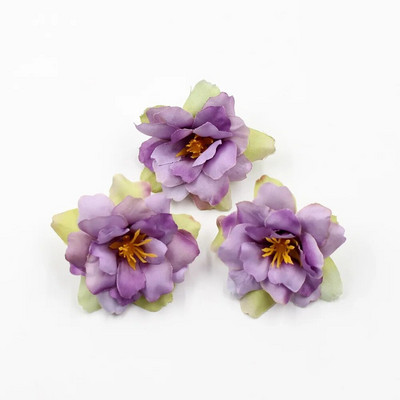 Dzīvīgas 10 gab. Mākslīgā zīda ziedu galviņas Materiāli kāzām Mājas dekors Ziedi Vainags Roku darbs Matadata DIY Aksesuāri KH09