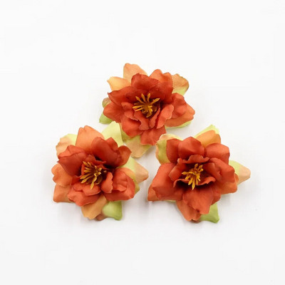 Dzīvīgas 10 gab. Mākslīgā zīda ziedu galviņas Materiāli kāzām Mājas dekors Ziedi Vainags Roku darbs Matadata DIY Aksesuāri KH09