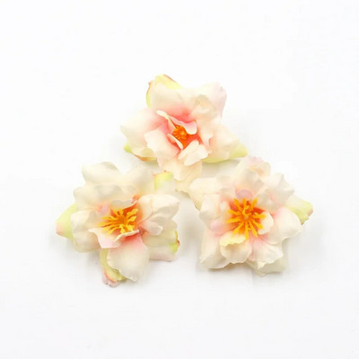 Dzīvīgas 10 gab. Mākslīgā zīda ziedu galviņas Materiāli kāzām Mājas dekors Ziedi Vainags Roku darbs Matadata DIY Aksesuāri KH09